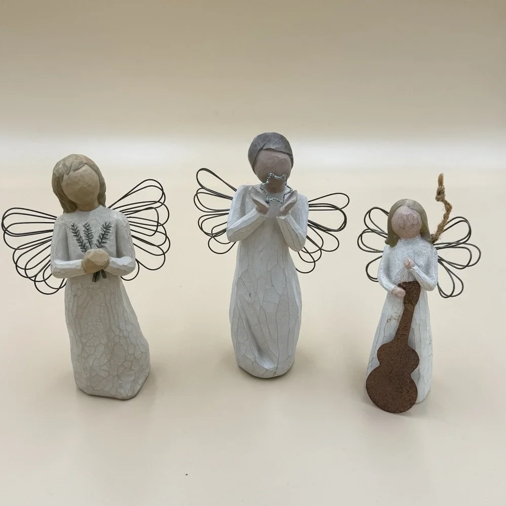 Willow‎ Tree Angels Set of 3 Susan Lordi Demdaco, Song, Remembrance, Bright Star